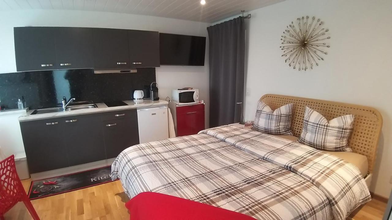 Beau Studio Avec Terrasse Et Vue Exclusivement Pour Non Fumeurs Belmont-sur-Lausanne Luaran gambar